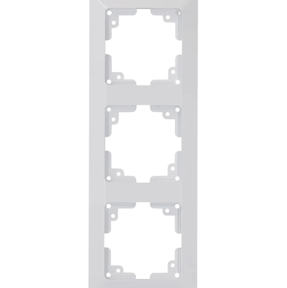 Abdeckrahmen 3‑fach LeMans ultraweiß