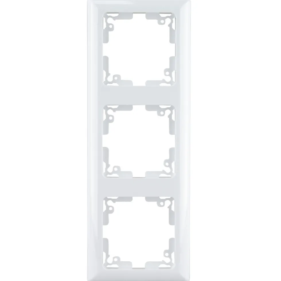 Abdeckrahmen 3‑fach Maranello ultraweiß