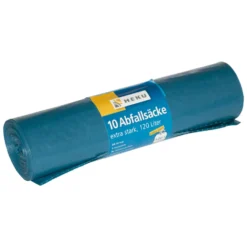 Abfallsäcke 120 Liter extra stark 36µ 10 Stück in blau
