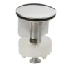 Abfluss-Exzenterstopfen verchromt 38,5 mm Ø