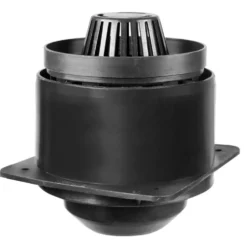 Ablaufanschluss mit Geruchsverschluss und Laubfang für KG-Rohr 110 mm