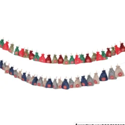 Adventskalender mit Säckchen zum Befüllen