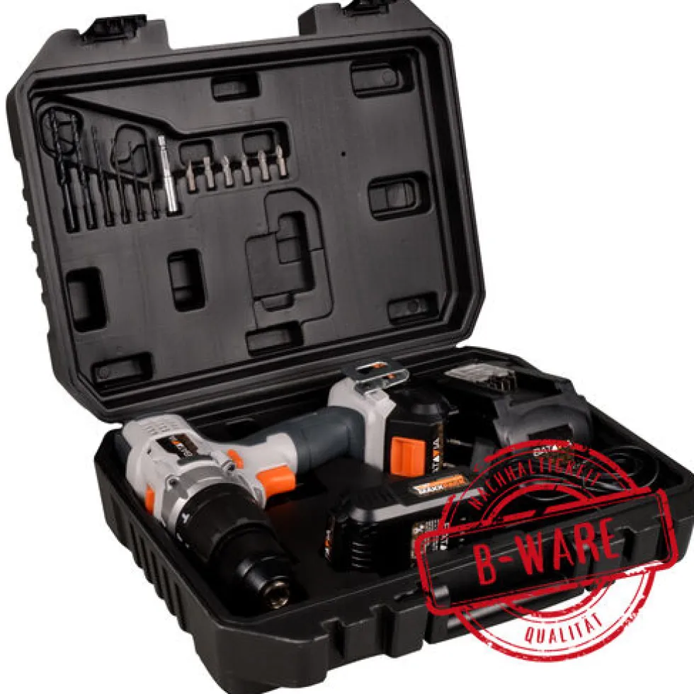 Akku-Kombischrauber-Set Ladegerät 2 Akkus - B-Ware