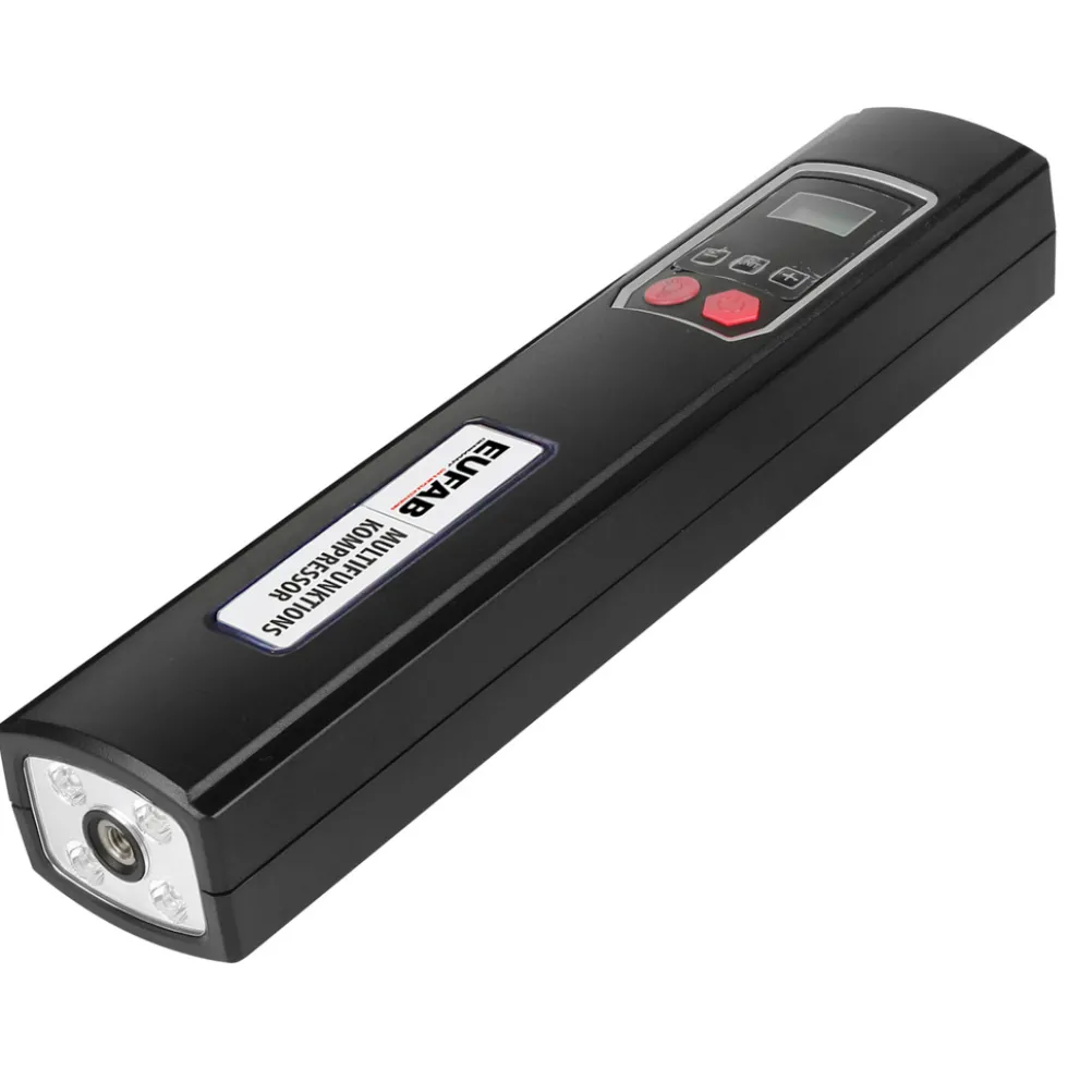 Akku-Kompressor 2200 mAh mit Powerbank und Aufsätzen