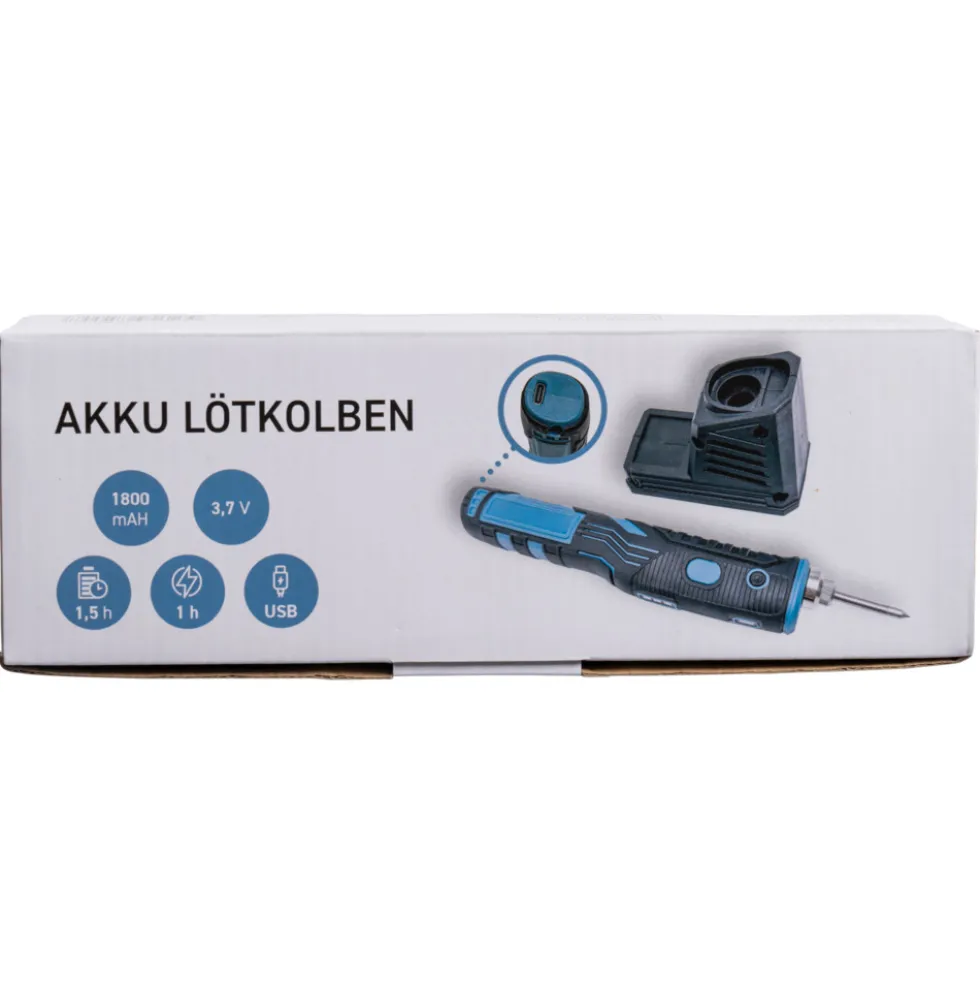 Akku- Lötkolben 3,7 V mit Zubehör