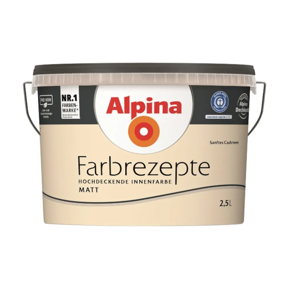 Alpina Farbrezepte Sanftes Cashmere matt 2,5 Liter