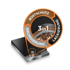Alpina Metallschutz-Lack anthrazitgrau glanz RAL 7016 300 ml