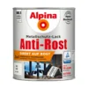 Alpina Metallschutzlack matt weiß 750 ml RAL 9010