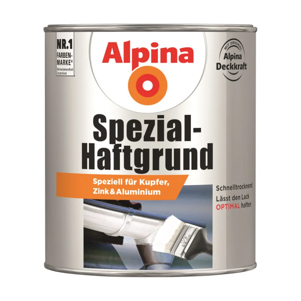 Alpina Spezial-Haftgrund weiß für Nichteisenmetalle 750 ml