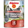 Alpina Wetterschutzfarbe Basaltgrau deckend 2,5 Liter