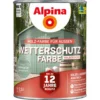 Alpina Wetterschutzfarbe Salbeigrün 2,5 Liter halbdeckend