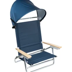 Alu-Strandstuhl Deluxe 78 x 64,5 x 77 cm