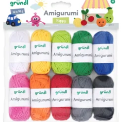 Amigurumi Häkelgarn-Set "Happy"