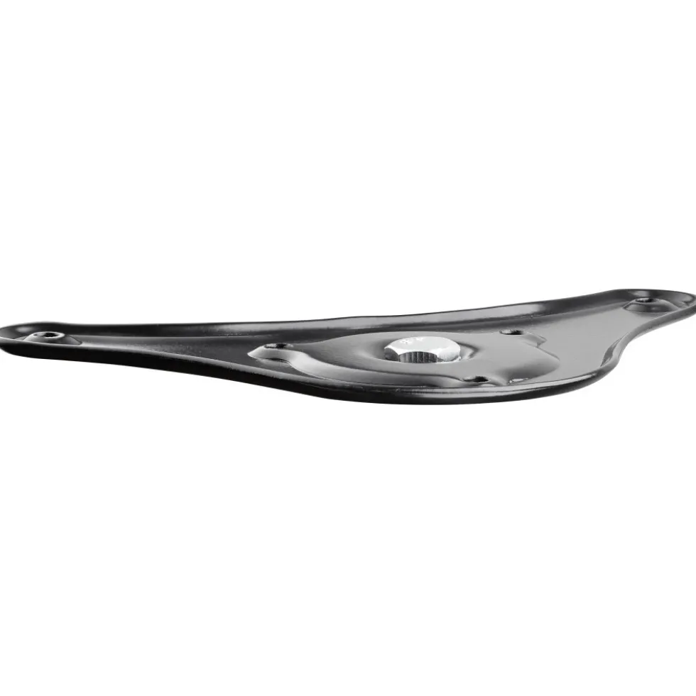 Anschraubplatte Legtop schwarz aus Stahl mitBefestigungsmaterial