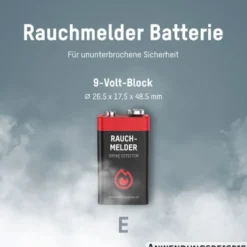 ANSMANN Alkaline 9V E-Block Batterie, 2er-Set