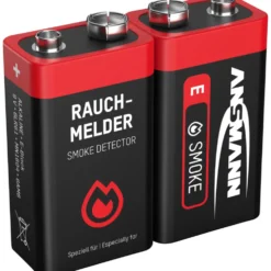 ANSMANN Alkaline 9V E-Block Batterie, 2er-Set
