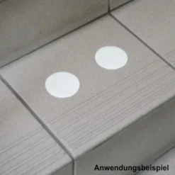 Antirutsch Punkte selbstklebend 2 Stück Ø 7cm nachtleuchtend