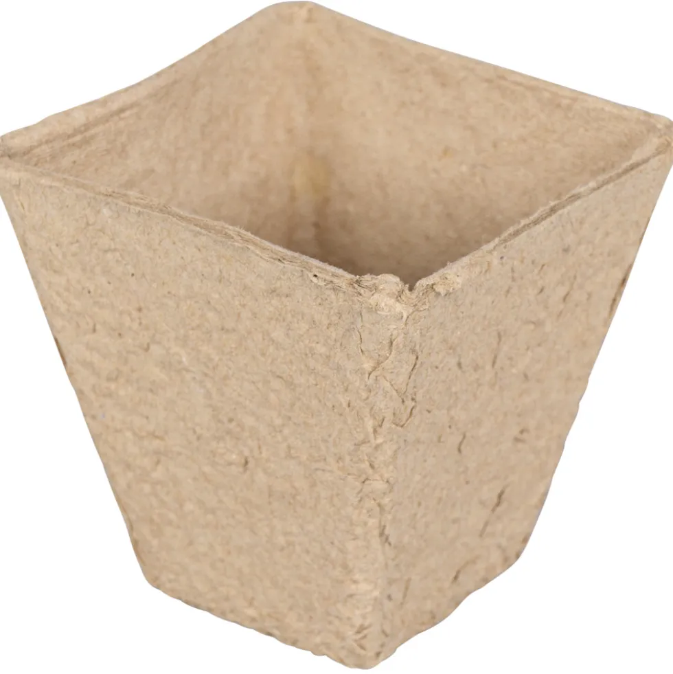 Anzuchttöpfe 8 x 8 cm quadratisch, 24 Stück, Papier