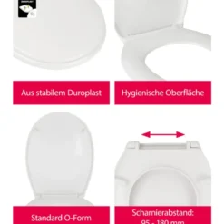aquaSu® Basic WC-Sitz weiß mit Absenkautomatik