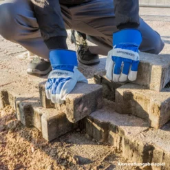 Arbeitshandschuhe Leder Gr. 10,5