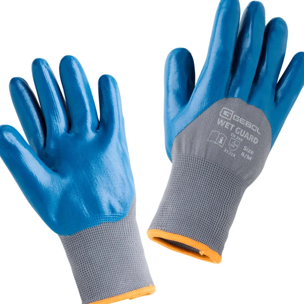 Arbeitshandschuh ''Wet Guard" Größe 9 blau