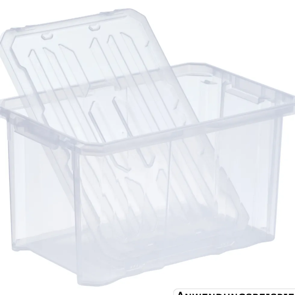Aufbewahrungsbox 6 Liter, 30 x 20 x 16,5 cm, transparent