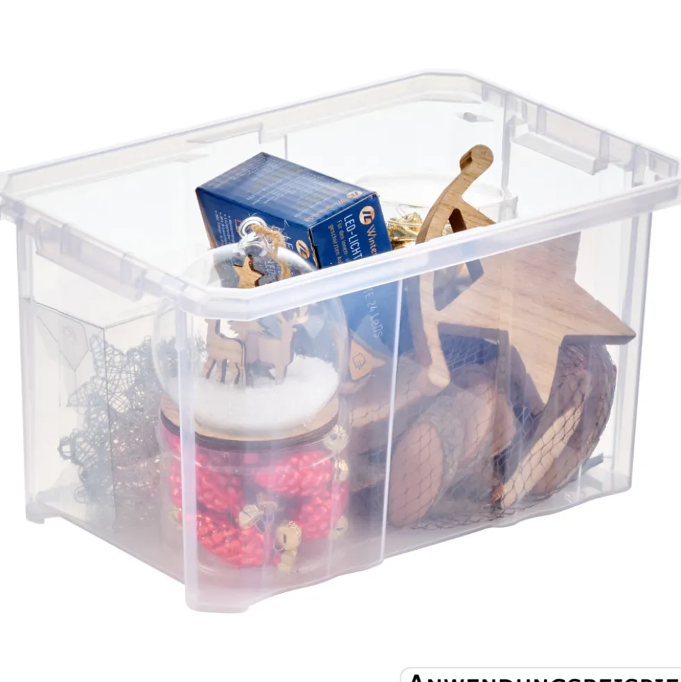 Aufbewahrungsbox 6 Liter, 30 x 20 x 16,5 cm, transparent