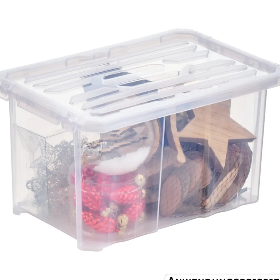 Aufbewahrungsbox 6 Liter, 30 x 20 x 16,5 cm, transparent