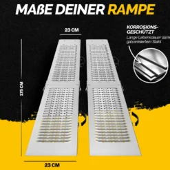 Auffahrrampe klappbar 2er-Set