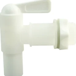 Auslaufhahn für Wassertonne 3/4 Zoll weiß 19 mm