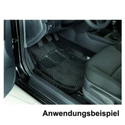 Auto-Gummi-Fußmatten Set 2-teilig, Tropfgitter
