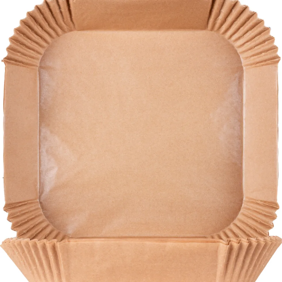 Backpapier-Einlagen für Heißluftfritteusen 20cm H4,5cm,25 Stück