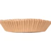 Backpapier-Einlagen für Heißluftfritteusen Ø16cm H 4,5cm, 25 Stück