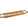 Badewannenablage 64 x 15 cm aus Bambus