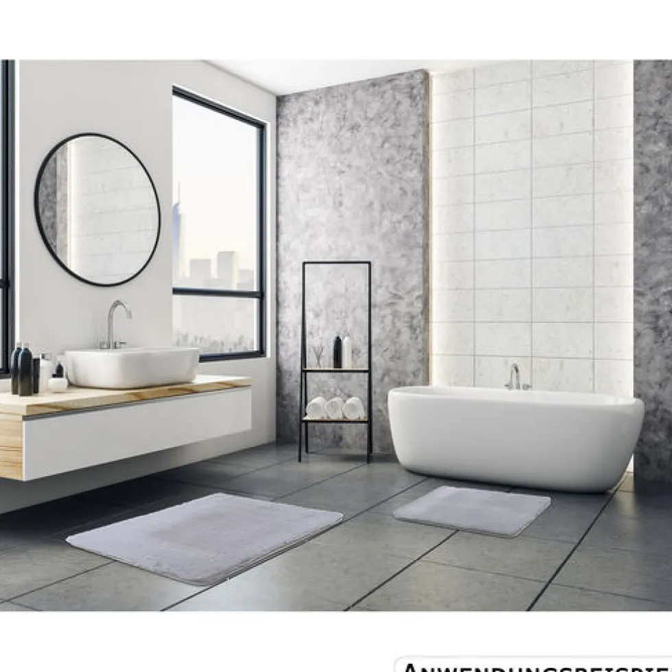 Badezimmer-Set 2-teilig, 3-fach sortiert
