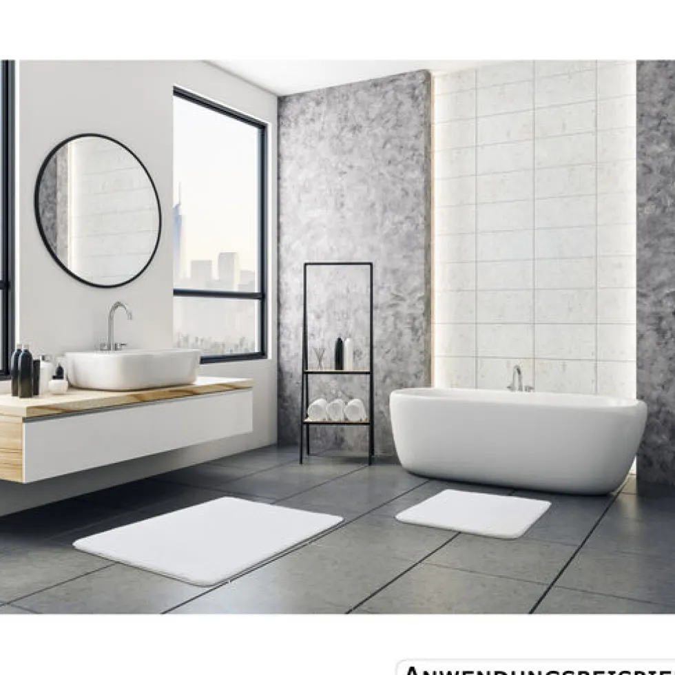 Badezimmer-Set 2-teilig, 3-fach sortiert