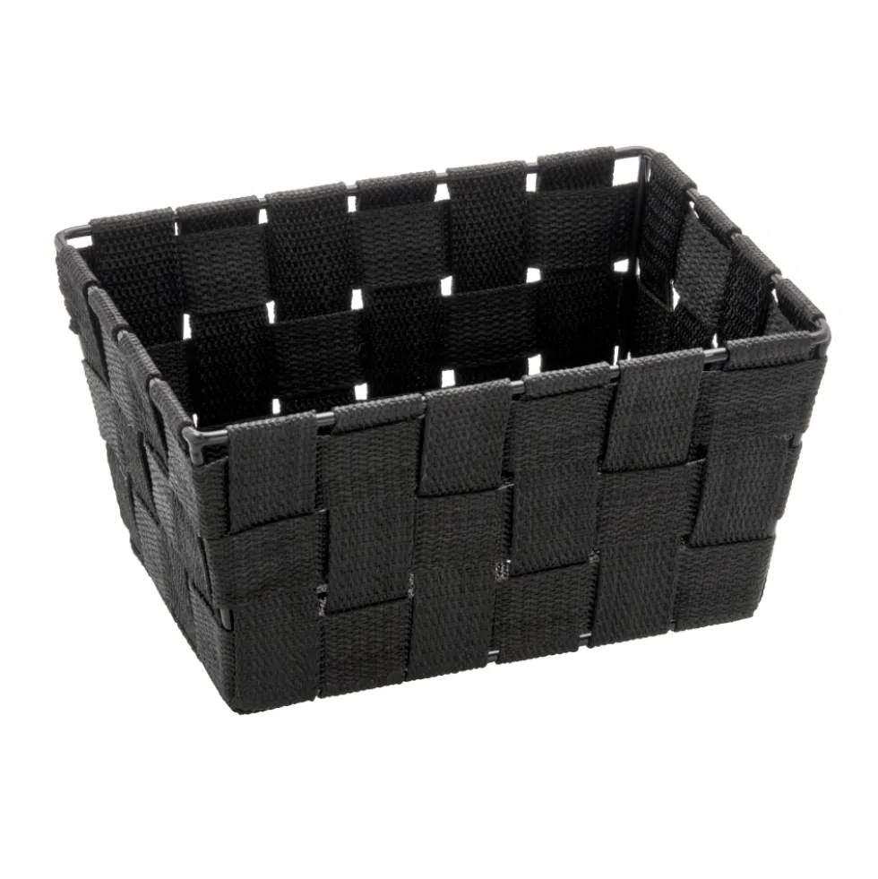 Badkorb Adria Mini, long Black aus Polypropylen