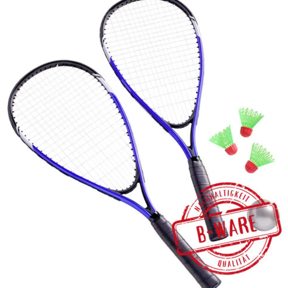 Badminton-Set 7-teilig blau - B-Ware