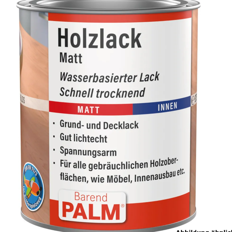 Barend Palm Holzlack 750 ml Seidenmatt