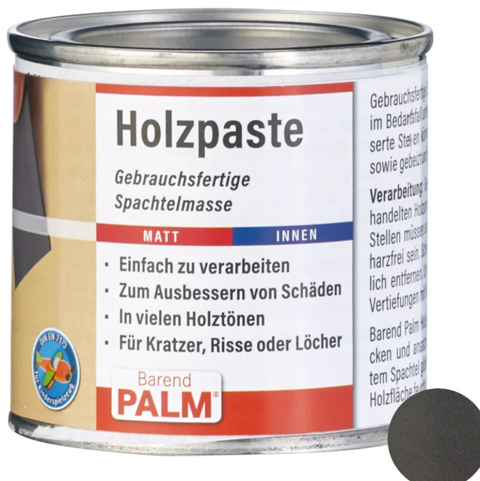 Barend Palm Holzpaste Eiche-Dunkel 150 g