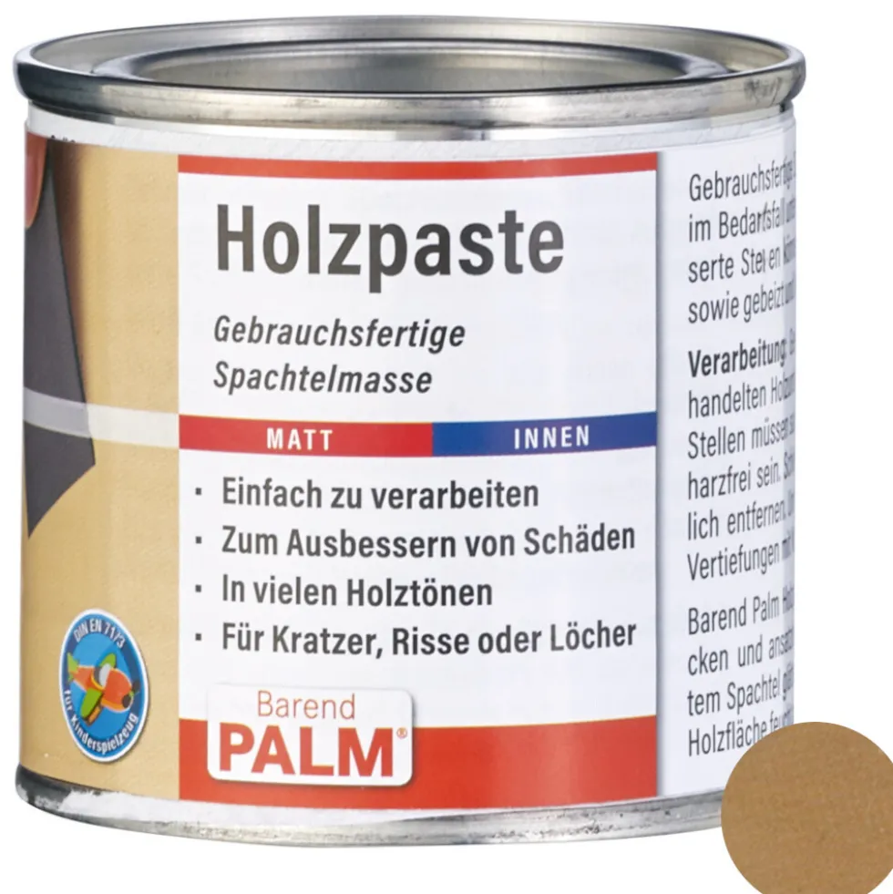 Barend Palm Holzpaste Eiche-Mittel 150 g