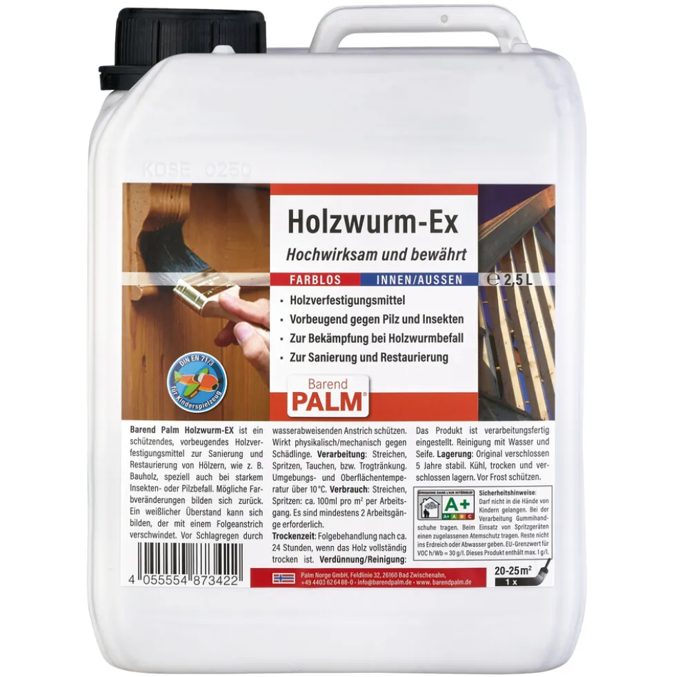 Barend Palm Holzwurm-Ex 2,5 l