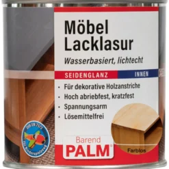 Barend Palm Möbel-Lacklasur Farblos 375 ml