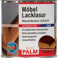 Barend Palm Möbel-Lacklasur Nussbaum-Dunkel 375 ml