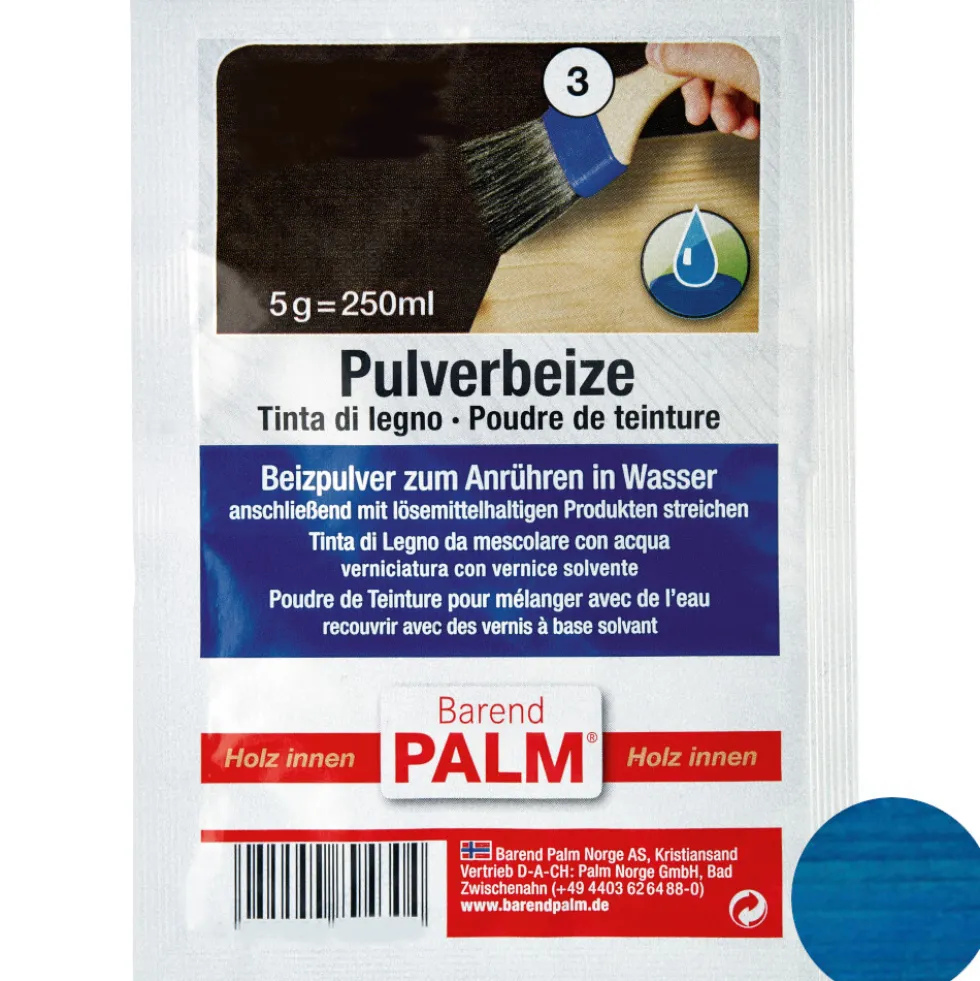 Barend Palm Pulverbeize 5 g Blau