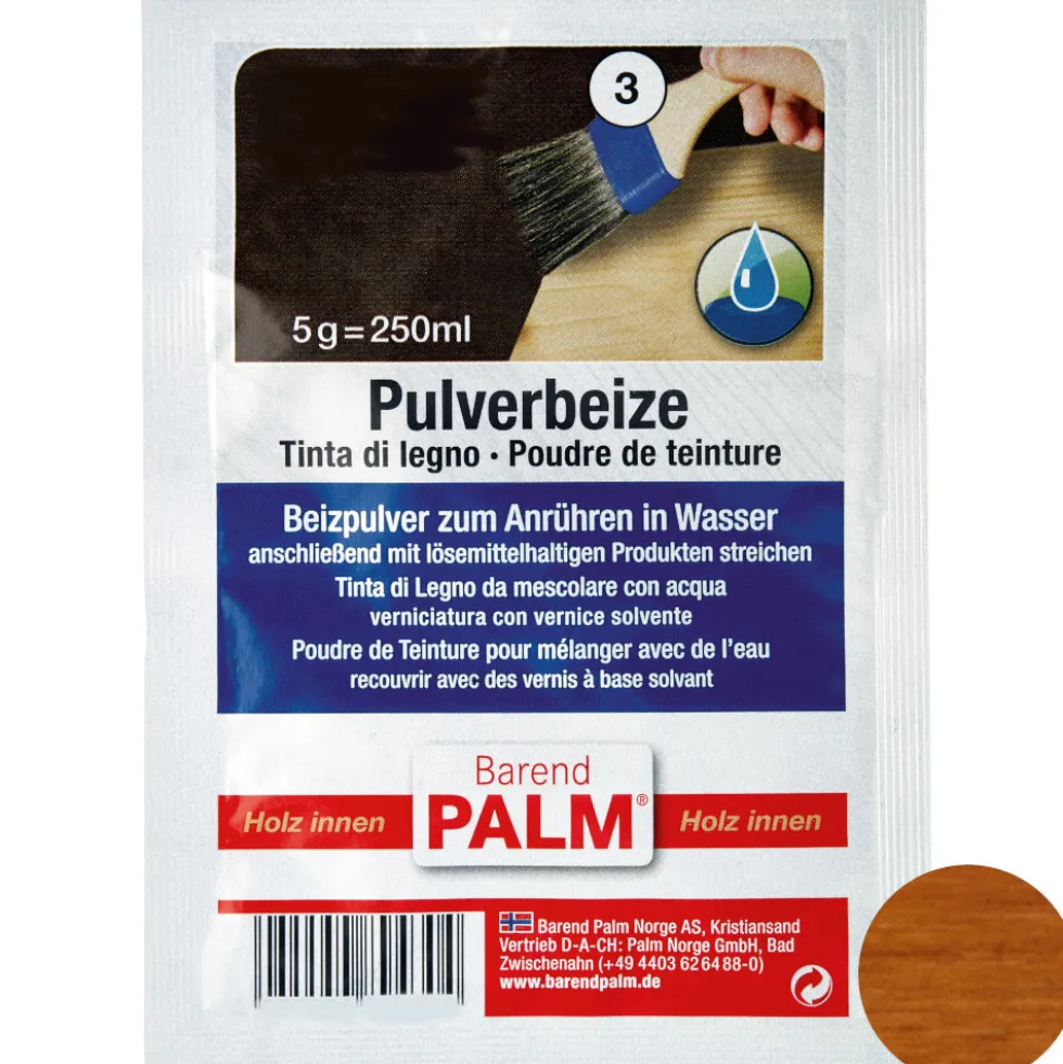 Barend Palm Pulverbeize 5 g Eiche-Hell