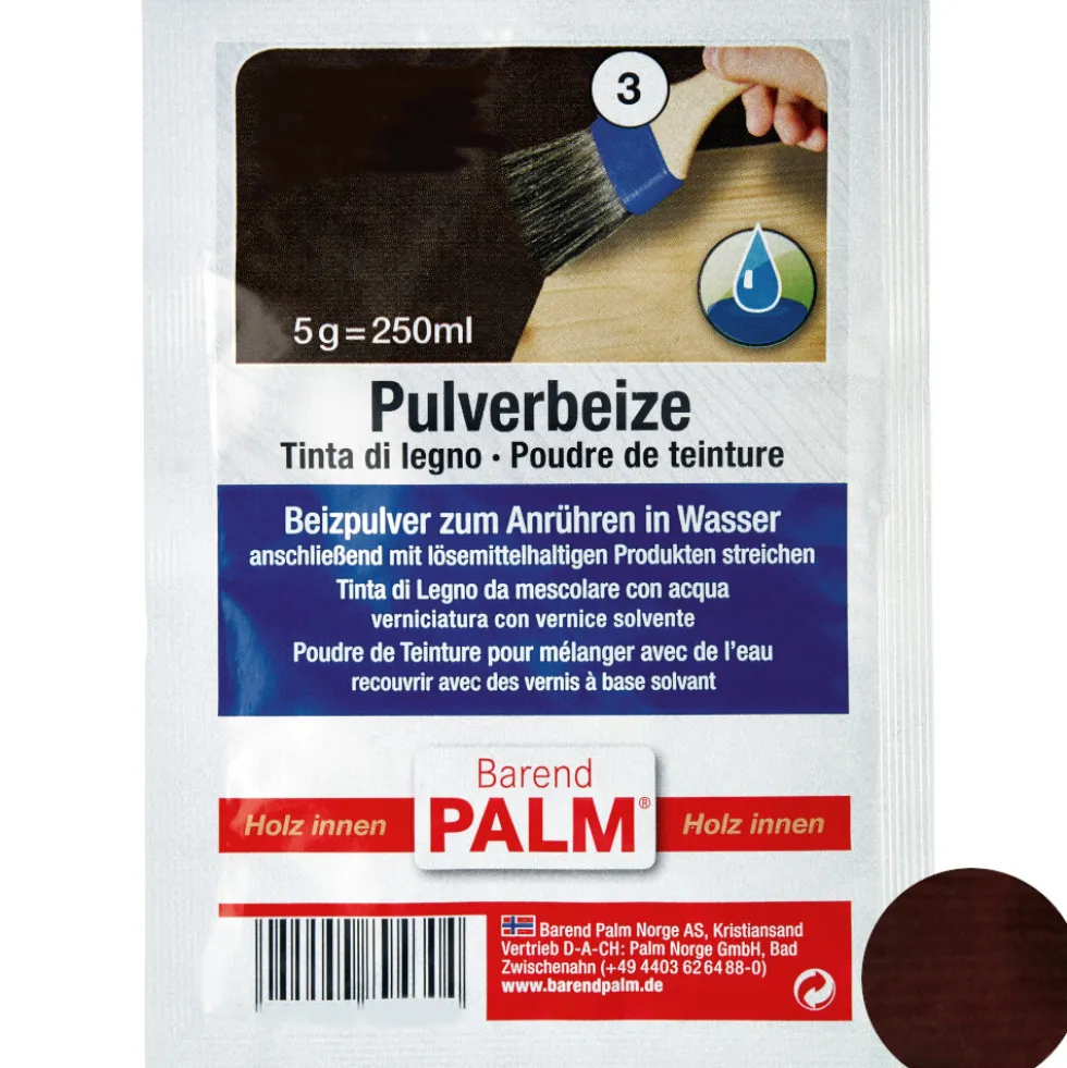 Barend Palm Pulverbeize 5 g Eiche-Dunkel