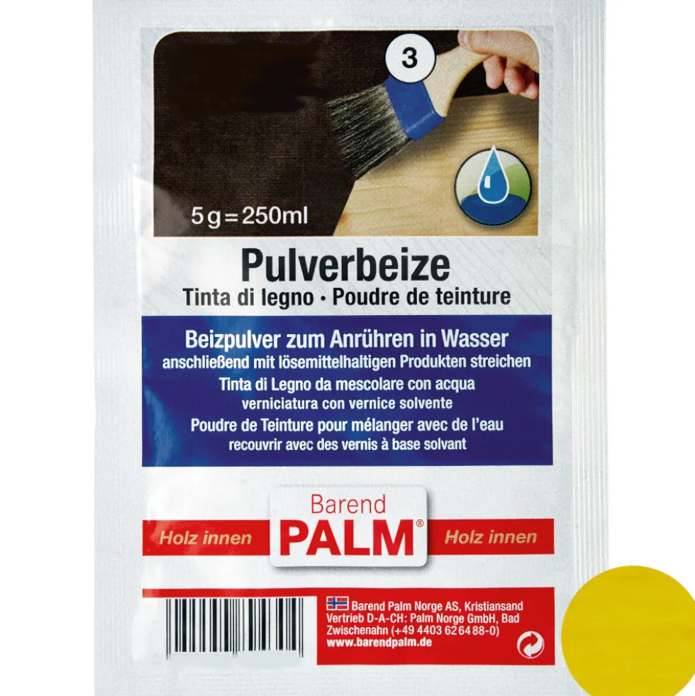 Barend Palm Pulverbeize 5 g Gelb