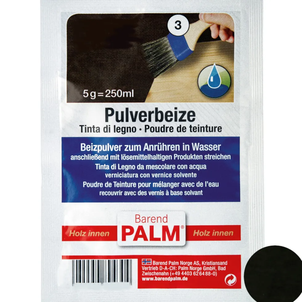 Barend Palm Pulverbeize 5 g Schwarz