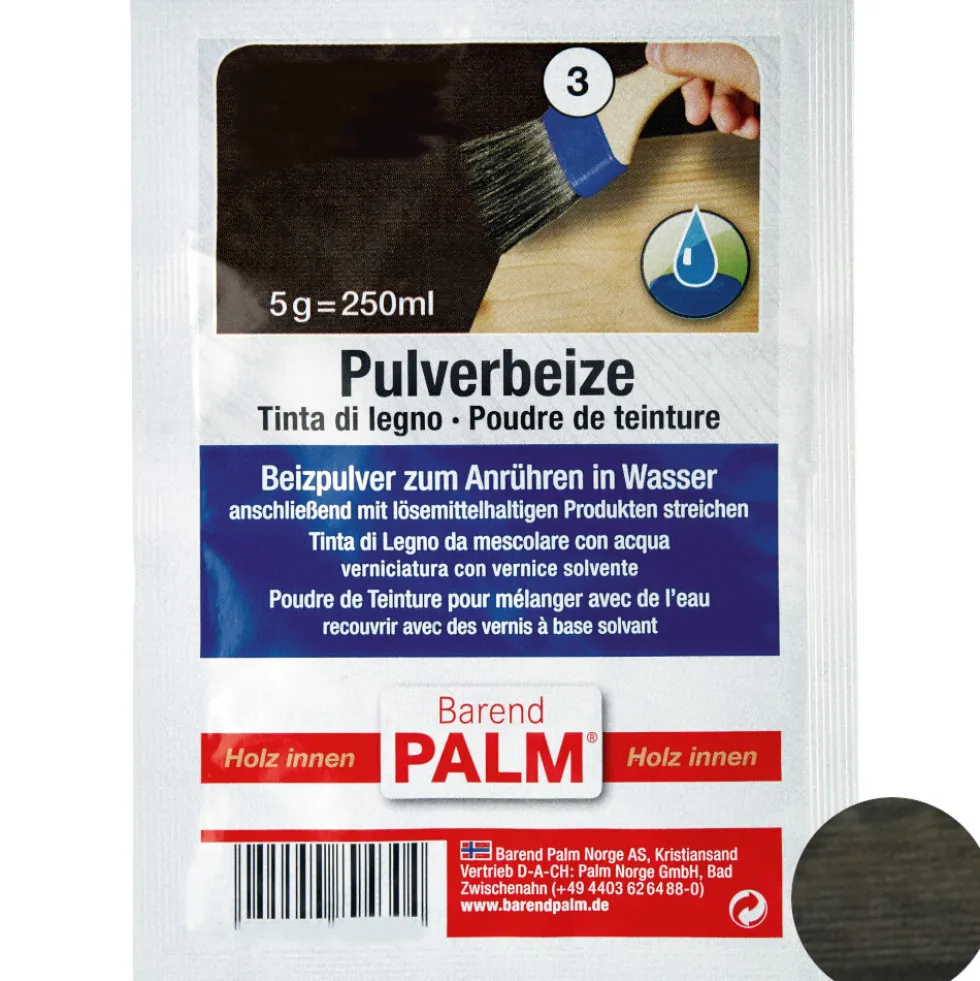 Barend Palm Pulverbeize 5 g Silbergrau-Hell